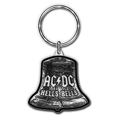Porte-clés AC/DC Back in Black accessoire rock Hells Bells merchandising Angus Young