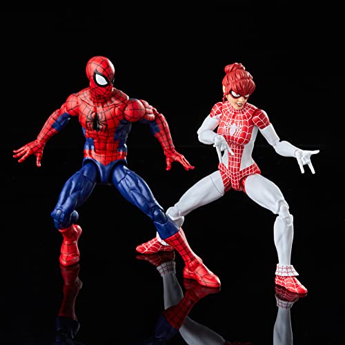 Spider-Man Marvel Legends Series 6-Inch And Spinneret Action Figure 2-Pack, Includes 10 Accessories #TOP3