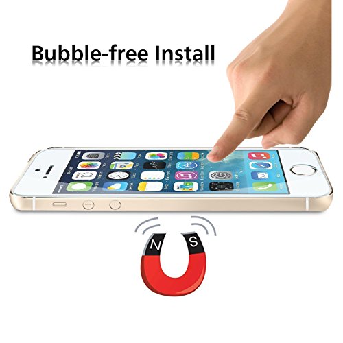 Tantek Lll63 Iphone 5/5C/5S/Se Screen Protector, Anti-Bubble, Hd Ultra Clear, Premium Tempered Glass - 3 Piece #TOP2