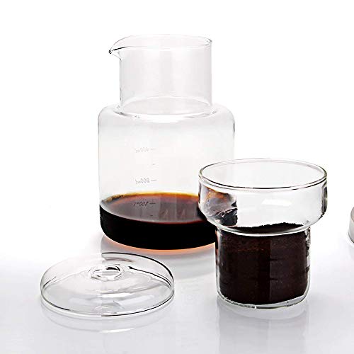 600Ml Cold Brew Cafetera De Goteo Herramientas De Filtro De Vidrio Reutilizables Espresso Dripper Coffee Pot Ice Water… - Imagen 6