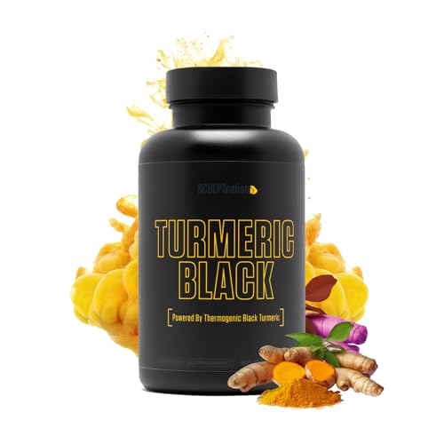 Sculpt Nation by V Shred Powerful Turmeric Supplement - Turmeric Curcumin with Black Pepper & Patented Ingredients for Joint Health - 30-Day Supply
