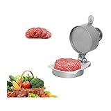 UNI-RHYTHM Professional Hamburger Press Patty Maker,Burger Press adjustable,from 1/4Lb to 3/4Lb, easy removal, single, Non-stick heavy-duty cast aluminum, for Grilling and Cooking