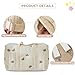 SONARIN Large Capacity Embroidery Diaper Bag Tote,Lightweight Travel Duffel Bag Messenger Bag Nappy Changing Bag Mummy Bag(Tulip)