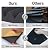 AUSLET 48 Pack Self-Adhesive Acoustic Foam Panels, 12 x 12 x 2 Inches High Density Wedge Sound Proof Foam Panels for Walls, Fire Resistant Soundproof Wall Panels for Home Office & Studio (Black)