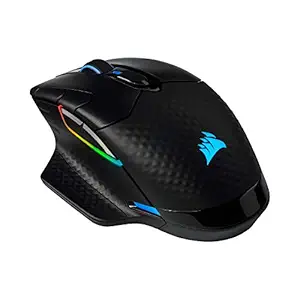 Corsair Bluetooth, USB Dark Core RGB Pro SE, Wireless FPS/MOBA Gaming Mouse with Slipstream Technology, Black, Backlit RGB LED, 18000 DPI, Optical, Qi Wireless Charging Certified