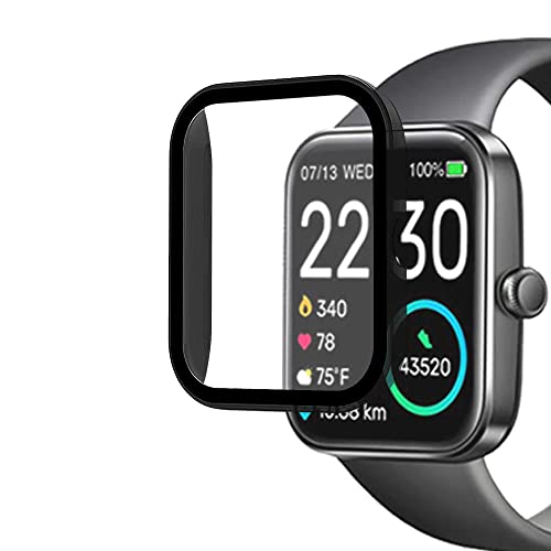 Smaate Watch Cases With Screen Protector For V7, Compatible With Skg V7 1.69” Smartwatch, Hard Pc Case With Tempered Glass Screen Protector, Protecting Watch Body & Screen, Anti-Scratch, Anti-Shatter #TOP27