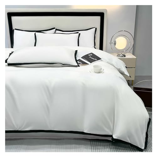 Housse de Couette brossée Queen en microfibre haut de gamme avec taies