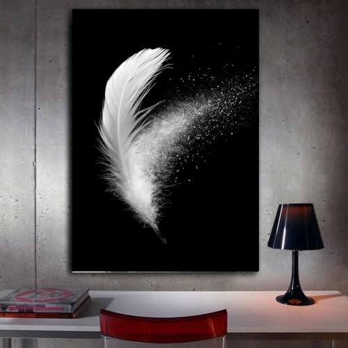 Affiche noir et blanc HOQIU pour decoration murale de bureau - 3