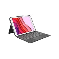 Logitech Combo Touch per iPad (7a, 8a e 9a generazione) Custodia con trackpad di precisione...