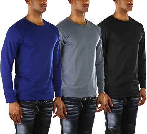 ToBeInStyle Men's Premium Fleece Lined Microfiber Thermal Long Sleeve Crewneck Shirt Top4