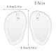Zehenschutz Kissen Flip-Flop Sandalen Zehenschutz Zehenspreizer Silikon 5 Paar Zehentrenner Pads Silikon für Flip Flops und Sandalen Zum Schutz vor Schmerzen und Blasen Anti-Rutsch-Schuhkissen