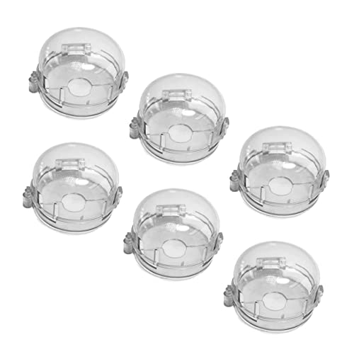 Toddmomy 6Pcs Safety Gas Stove Knob Covers Heat Resistant Kitchen Gadgets to Prevent Accidental Ignition Durable Design for Protection