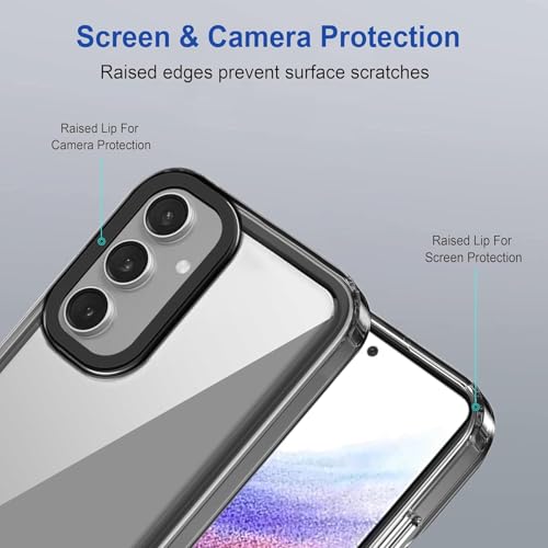 Image of NDCOM for Samsung A55 Back Cover, A55 Samsung Mobile 5G Back Cover, Samsung A55 5G Back Cover Crystal Clear Back Case