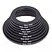Aluminum Alloy Camera Lens Filter Adapter Ring Universal 18pcs 37-82mm Step Up Step Down Lens Filter Adapter Ring Parts