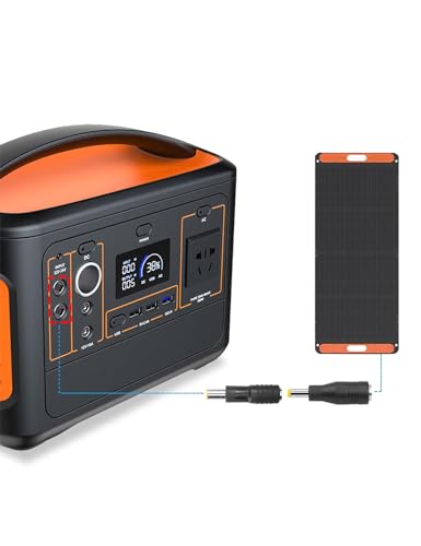 Tonton DC Adapter 8mm DC 7909 Stecker auf DC 5,5 mm x 2,1 mm Buchse und 5,5 mm x 2,1 mm Stecker auf DC 8mm 7909 Buchse für 10W bis 200W Solarpaneele, Solar Generator, Wohnmobil, Autobatterieladung