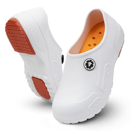 Image of YUNGPRIME Men's and Women's Slip-Resistant Work Shoes - Nursing - Chef Shoes
