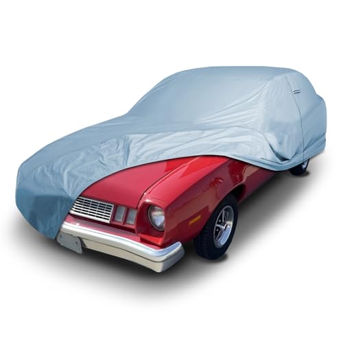Image of iCarCover Premium Car Cover for 1971-1980 Ford Pinto Wagon Heavy Duty Waterproof All-Weather Automobiles Custom Fit Indoor Outdoor UV Snow Protection Covers with Straps and Bag
