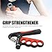 Hand Grip Strengthener Adjustable with Automatic Counting 11.0-220.5lb for Musicians Athletes (Red)