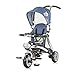 Produktbild Chipolino Tricycle Maverick Dreirad 5 in 1, Laufrad, Sitz drehbar, EVA-Reifen jeans pink