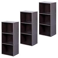 Amazon｜OKUNAI 3段 カラーボックス 収納 棚 本棚 木製 オープンラック