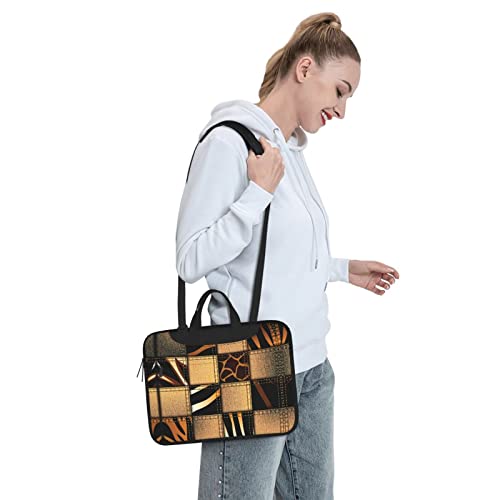 Tablette et PC portable à l'abri avec la housse patchwork denim légère 15.6" - 7