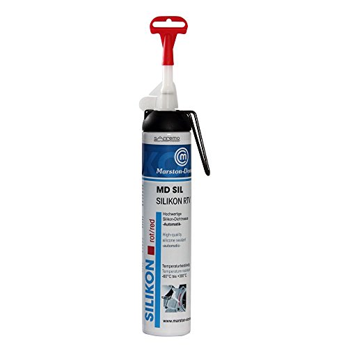 Preisvergleich Produktbild Domsel MSI.R.K200 MD-SIL Silikon-Dichtmasse Rot 200ml Automatikkartusche