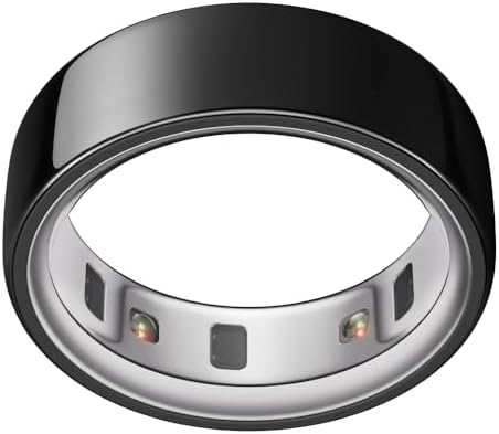 OURA Ring 4 Anillo Inteligente - Black - Talla 8 | Averigua tu Ta...