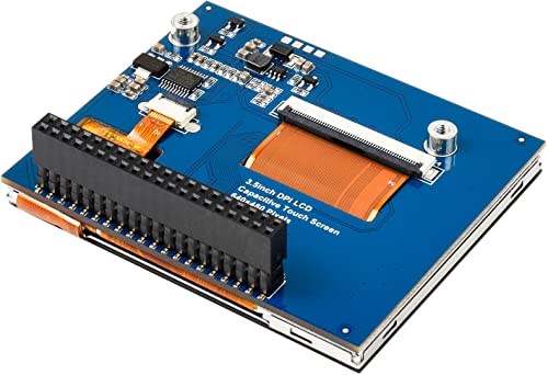 Image of for Raspberry Pi 4B /3B+ /3B /3A+ /Pi Zero W /Zero 2 W /WH, 3.5inch DPI LCD 640x480, IPS Capacitive Touch Screen Toughened Glass Cover DPI666 262K Colors 60Hz Refresh Rate