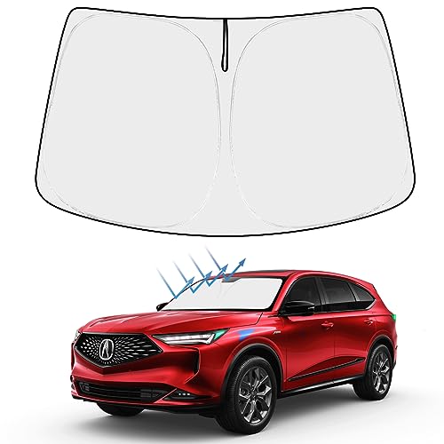 Proadsy Windshield Sun Shade for Acura MDX 2022-2025 2026 4-Layer Foldable Front Sunshade Protector Sun Visor Blocks UV Rays Keep Car Cooler Accessories by Proadsy - Used condition - US$16.24