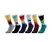 Deer Mum Men's Fashionable Colorful Soft Cotton Socks (5 Pack) (set1)