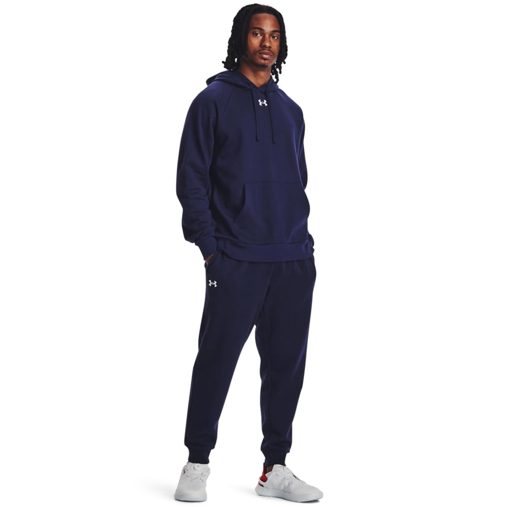 Under Armour Herren UA Rival Fleece Joggers Blau XS – Bild 2