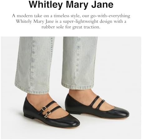 Amazon | コーチウィメンズWhitley Mary Jane, ブラック, 5.5 | バレエ