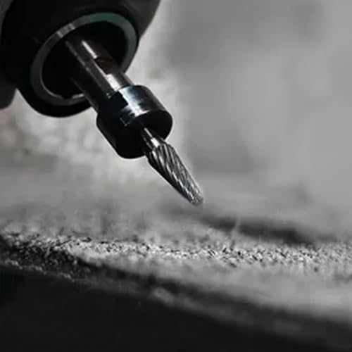 Fresas rotativas Auniwaig 3mm doble patrón 2 piezas miniatura 4