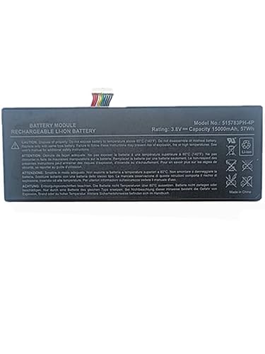 Civhomy Replacement 515783-4P Battery Compatible with 515783PH-4P 57Wh MaxiCOM MK908