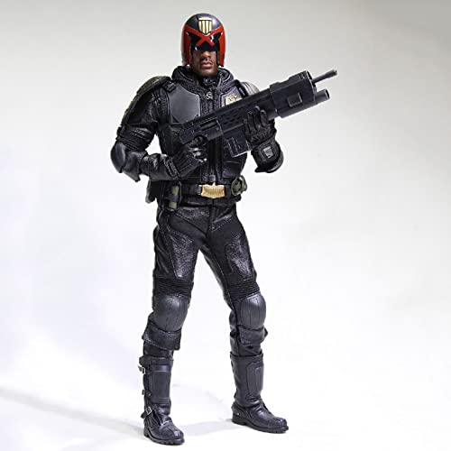 LJIS Reloading Special Police Actionfiguren 1/6 Judge Dredd Hochwertiges Umweltfreundliches PVC-Material Model Statuen Geeignete Gegenstände Für Die Schreibtischplatzierung Cover