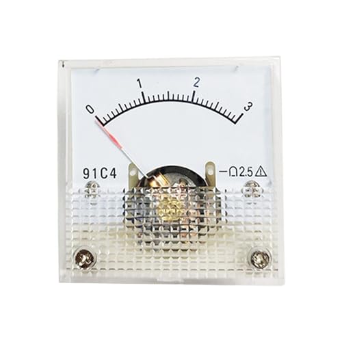Ampèremètre analogique 91C4 DC 20A avec cadran à pointeur mécanique pour tableau électrique