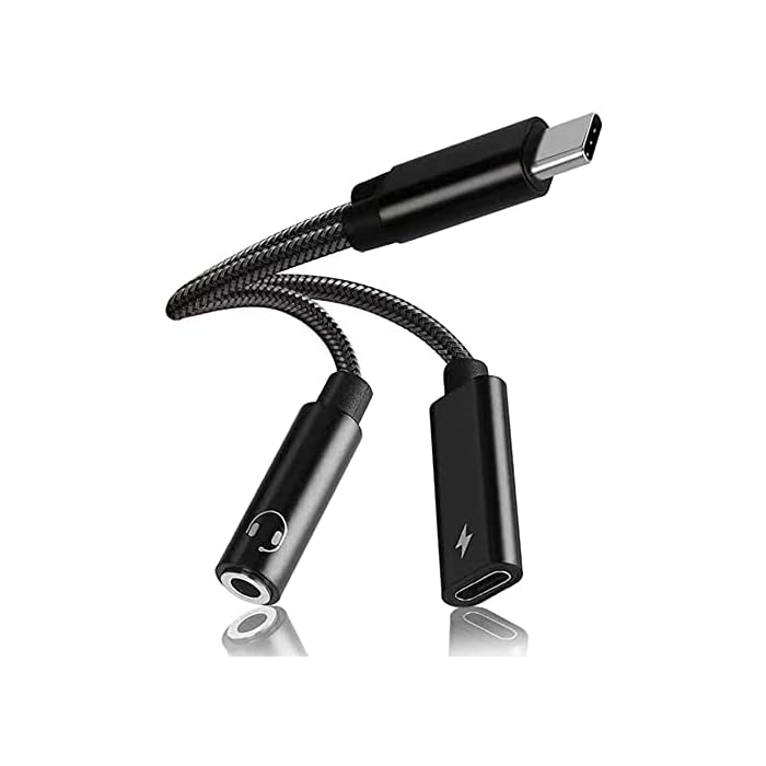 Buy Samsung Galaxy S22 Ultra Headphone Adapter, 2 in 1 USB C to 3.5mm Headphone Jack HiRes DAC