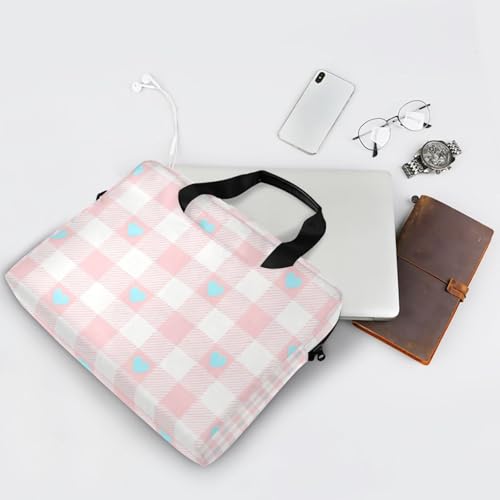 Funda para portátil 15.6 pulg azul y rosa con asa miniatura 7