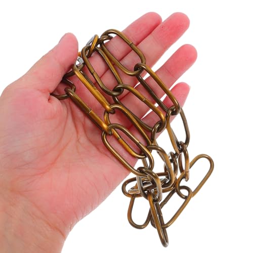 Cadena de lámpara colgante de hierro dorado de 189cm con eslabón regulable 4