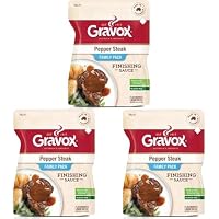 Gravox Pepper Steak Sauce Pouch Liquid Pouch for Gravy and Liquid Stock Instant Sauce 165g (Pack of 3)