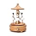 Carillon Merry-go-tondo scatola musicale scatola di legno scatola di legno artigianale retro regalo di compleanno vintage home decor accessori regalo di San Valentino Regalo musicale ( Color : E )