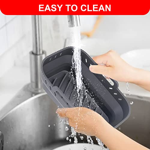 Panier silicone air fryer rectangulaire pour repas - 6