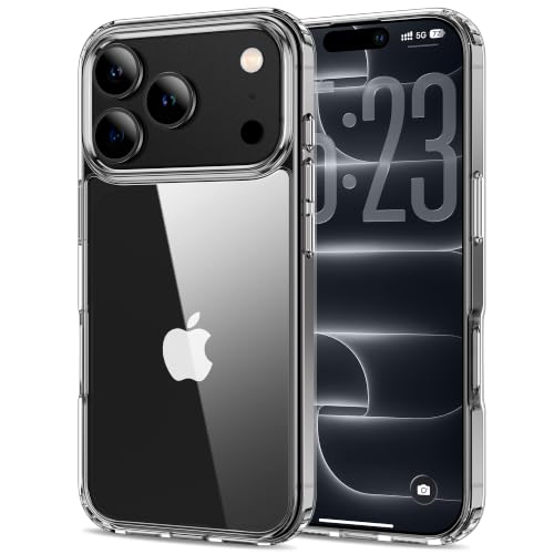 HOOMIL Hülle für iPhone 18 Pro/iPhone 17 Pro, Anti-Vergilbung, Transparent – Ansicht 1