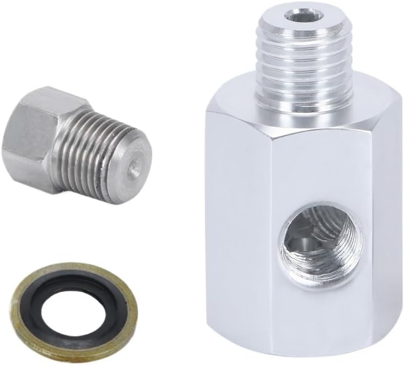 [car] For BMW 3 Series E30 E36 Port Oil Pressure Temperature Gauge Adaptor T Piece WLR-OGA01 [parts]