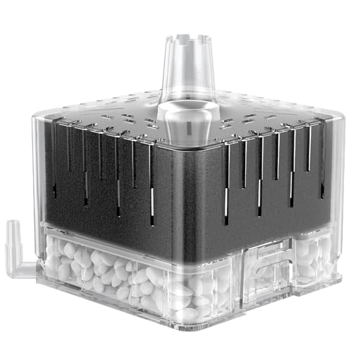 Image of Pawfly Aquarium Sponge Filter for Fish Tanks up to 5-20 Gallons, Small Fish Tank Filter, Sponge Filter with Foam and Air Stone (Air Pump Not Included)