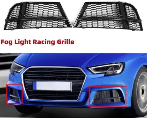 Calandre course phares antibrouillard pour A3 8V berline sportback 2018 - 2