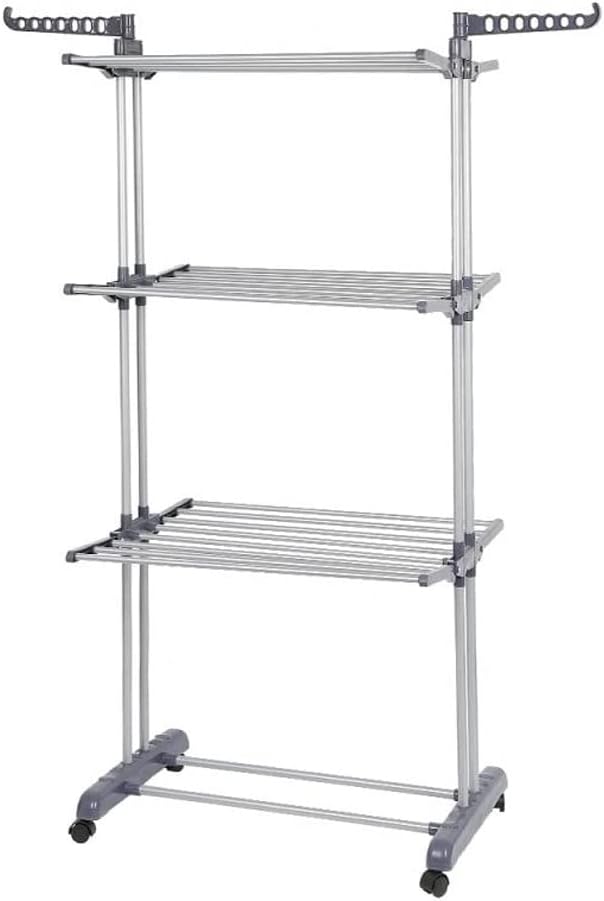 Floor Roller Design Drying Racks Adjustable Telescopic Clothing Drying Hanger Foldable Coat Holder Laundry Storage Organizer