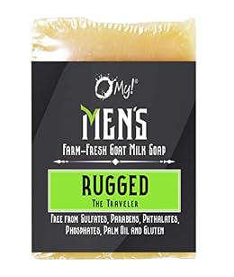 O My! Goat Milk Soap Bar 1.5oz Traveler | Made with Farm-Fresh Goat Milk | Free of Parabens & More | Handcrafted USA