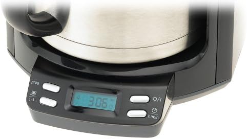 KRUPS FMF5 Programmable Coffee Maker with Double Wall Thermal Carafe and LED control panel, 10-Cup, Black