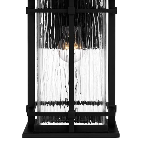 Quoizel McAlister 14" High Earth Black Outdoor Wall Light - Image 8